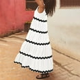 thumbnail image 7 of pimelu Dresses for Women Summer Dresses for Women Beach Boho Loose Flowy Pleated Swing Tank Long Dress Summer Casual Striped Print Sleeveless U-Neck Girls Maxi Sundress, 7 of 7