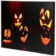 thumbnail image 5 of Northlight LED Lighted Silly Jack-O-Lanterns Halloween Canvas Wall Art - 11.75" x 15.75", 5 of 10