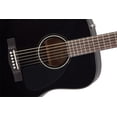 thumbnail image 4 of Fender CD-60 Dreadnought Acoustic Guitar - Black w/ Hard Case, 4 of 8