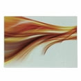thumbnail image 1 of Abstract Cutting Board, Modern Contemporary Abstract Smooth Lines Blurred Smock Art Flowing Rays Print, Decorative Tempered Glass Cutting and Serving Board, Small Size, Orange Red, by Ambesonne, 1 of 1