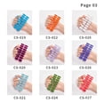thumbnail image 4 of Semi Cured Gel Nails Art Stickers Fashion Solid Color Manicure Decal UV LED Lamp Need Gel Nail Decals Nail Sticker Decoration, 4 of 8