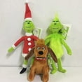 Christmas Grinch Plush Doll Soft Toy Stuffed Teddy Dog Plush Toys Home ...