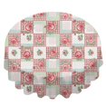 thumbnail image 2 of Pioneer Flower Floral Print Pattern Round Tablecloth 60 X 60 Inch, Wrinkle Resistant Wipeable Table Cloth for Kitchen Dining Picnic Patio Party, 2 of 6