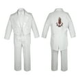 thumbnail image 4 of New Born Baby Boy Teen Christening Formal White Tail Suit Silver Virgin Mary On Back SM-20, 4 of 4
