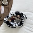 thumbnail image 2 of Bolsa De Hombro Bolso De Hombro Bolso de viaje de felpa Casual Otoño Invierno de mano esponjosos Portátil suave para fiesta, 2 of 9