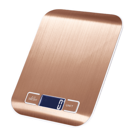 

Digital Grams and Ounces for Weight Loss Kitchen Scale Baking Cooking Keto and Meal Prep LCD Display Medium 304 Stainless Steel