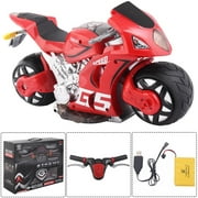 Costway 1 8 Scale 2.4G 4D R C Simulation Remote Control Drift Motorcycle Kids Toys Red by Costway