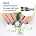 thumbnail image 3 of Soidarity Nail Art Delicado Extraíble Puntas Artificiales Extensión Uñas Moda Envolturas Herramientas de Manicura Decoración para Niñas Arte de uñas tipo 29 Soidarity CE012300-29B, 3 of 6