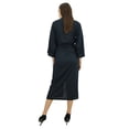 thumbnail image 7 of Bimba Women Long Solid Belt Robe Soft Modal Cotton Wrap Round Plain Bath Robe, 7 of 7