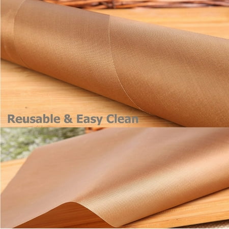

PTFE Baking Mat Cloth Heatproof Sheet Cake Paper Greaseproof Kitchen 2 Pack Macaron/Pastry/Cookie/Bun/Bread Making - Professional Grade Nonstick