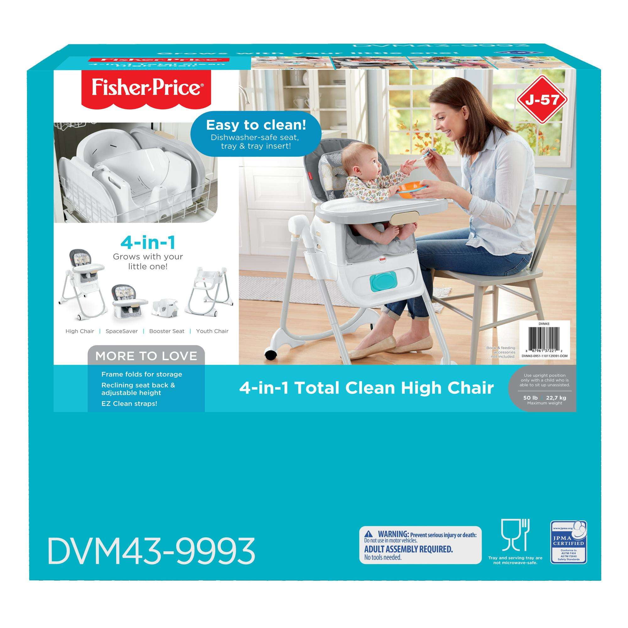 fisher price 4 in one high chair