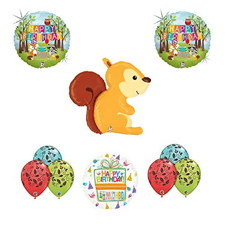 Woodland Creatures Birthday Party Supplies Baby Shower Squirrel