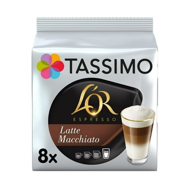 Tassimo L'OR Latte Macchiato Coffee Pods x8 (Pack of 1)