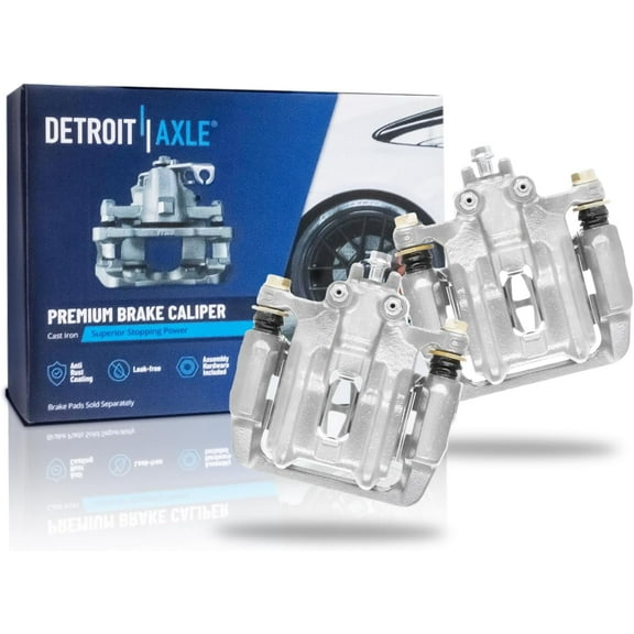 Detroit Axle - 2pc Rear Brake Calipers for 2013-2018 RDX 2007-2016 Honda CR-V 2012-2015 Crosstour Disc Brake Calipers with Brackets Replacement Brake Calipers Assembly
