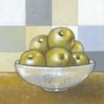 thumbnail image 2 of Wyatt Jr., Norman 15x15 Gold Ornate Wood Framed with Double Matting Museum Art Print Titled - Green Apples, 2 of 4