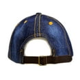 thumbnail image 2 of American Flag Rhinestone Jeans Denim Baseball Adjustable Bling Hat Cap, 2 of 2
