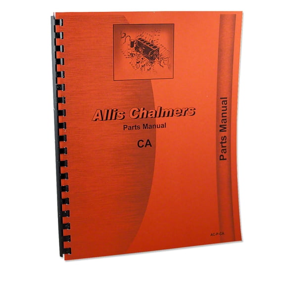 Parts Manual Reprint Fits Allis Chalmers Tractor