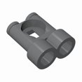 thumbnail image 4 of 20pcs MOC Parts 30162 Equipment Utensil Binoculars Compatible Bricks DIY Assmble Building Blocks Particle Kid Brain Toy Gift black-20pcs, 4 of 4