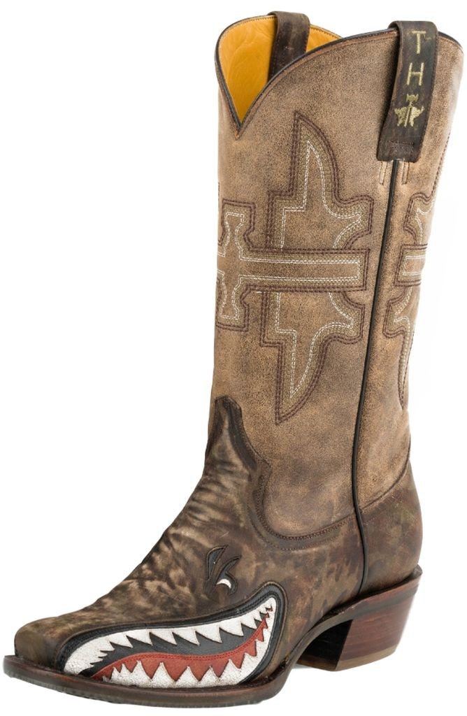 Tin Haul Western Boots Mens Sharky Bomb Sole Green 1402000110700 GR