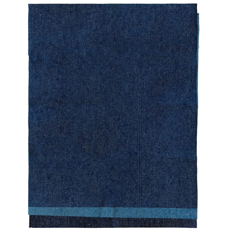 Bondex Worn Denim Blue 5 x 7 Fabric Iron-On Patches, 2 Pieces