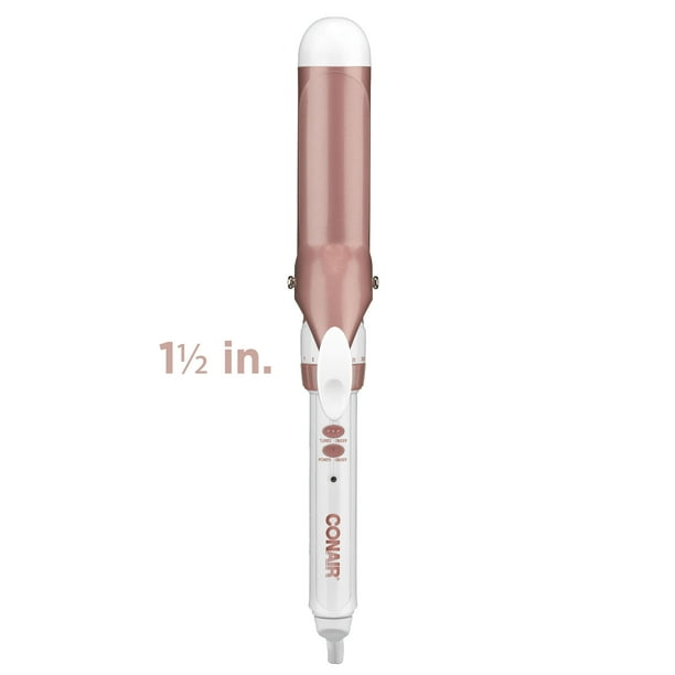 Conair Double Ceramic Curling Iron, 1.5", Rose Gold, CD703GN Walmart