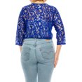 thumbnail image 3 of Women's Plus Size Casual Lace Bolero Cardigan, 3 of 6