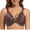 Plus Size Bras Coffee, variant on Bras for Older Women Push-Up Underwire Bras Full Coverage Cute Lace Bras Front Closure Everyday Bras ,M-6XL
