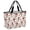 White, Red, Tan, variant on Christmas Gnomes Beach Bag for Women, Large Breathable Mesh Beach Tote Bag, Black Xmas Star Hat Axe Wood Cartoon Sandproof Lightweight Travel Bags for Vacation Picnic Swimming Pool 15.7"x15.7"x9.1"