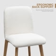 thumbnail image 6 of Bethea Solid Wood and Fabric Dining Chairs in Natural Color (Set of 2), 6 of 7