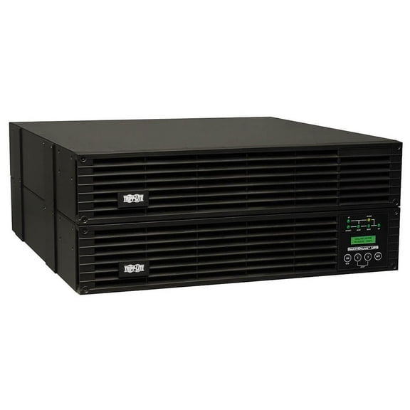 Tripp Lite Smart Online 6kVA UPS Back Up, Double-Conversion, 208/240V 5.4kW 4U Rack / Tower, Extended Run, USB, DB9, Bypass Switch, L6-30R & L6-20R (SU6000RT4UHV)