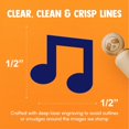 thumbnail image 4 of Music Eighth Notes Rubber Stamp for Stamping Crafting Planners - 1/2 Inch Mini, 4 of 4
