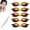 Orange*5, variant on Eye Wigs Lashes with Eye Shadow, Lazy Eyes Shadow Eyelash Patch, 8 Colors, Saves Time, 1-Second Perfect Eyes, Eyess Wigs for Women for Any Occasion (Gold*5)