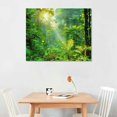 thumbnail image 2 of ARISTURING  Canvas Wall Art Picture Tropical Rain Forest Print On Canvas Giclee Artwork Green Home Office Decorations Wall Decor Ready to Hang  16x12in, 2 of 6