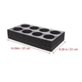 thumbnail image 2 of Bandejas de café portátiles de 2 piezas bandejas para transportes de café bandejas de café soportes de té de leche, 2 of 7