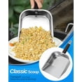 thumbnail image 2 of Matchwaves Griddle Scoop for Blackstone with a Any-Edge Hook, Stainless Steel Griddle Portable Food Mover for Stir Fry and Move Food, Classic Grill Shovel, 2 of 4