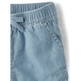 thumbnail image 2 of The Children's Place Baby and Toddler Girls Denim Pull-On Short Sizes, 6M-5T, 2 of 3