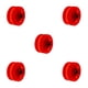 thumbnail image 2 of Soidarity Luz intermitente luminosa Up Quad Roller Good Grip Ruedas de skate LED Rueda de doble Accesorios de patinaje Mujeres al aire libre Rojo Type2 NO2, 2 of 6
