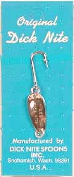 Dick Nite Spoon Fishing Lure #1 Shinny Copper NOS in The Original for sale  online