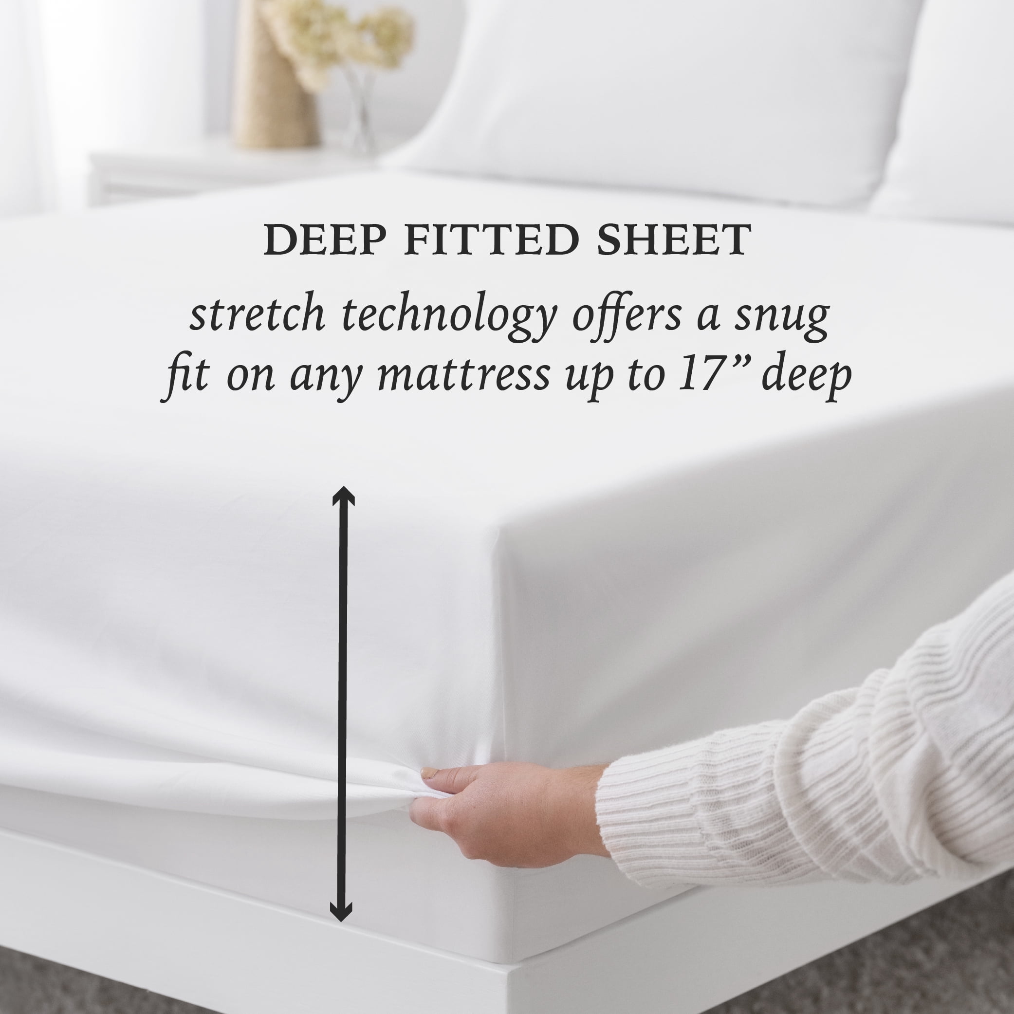 Hotel Style 1000 Thread Count Arctic White Egyptian Cotton Luxury Bed Sheet Set, King