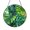 Acrylic 3.5 Inch, variant on Monstera Tropical Leaf Stained Glass Style Suncatcher Panel, Botanical Window Hanging Art Decor