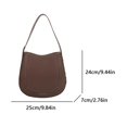 thumbnail image 2 of Bolsa de hombro PU cuero de cuero diseñador de bolso de bolso Crossbody for Women Gray, 2 of 9