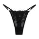 thumbnail image 2 of Women Lace T-Back Panties Diamond Embellished Thong Seamless Thin Strap G-String Ultra Thin Bikini Underwear, 2 of 5