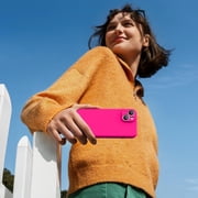 Designed for iPhone 14 Case ,[Upgraded Enhanced Camera Protection],Shockproof Liquid Silicone Case with Microfiber Lining, 6.1 inch,Hot Pink