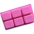 thumbnail image 1 of 6 Grids Rectangle Silicone Soap Mold Tray For Homemade Diy Baking Mould, 1 of 9