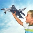 thumbnail image 2 of Alloy Diecast Pull Back Airplane American Fighter Aircraft Display Dark Blue, 2 of 8