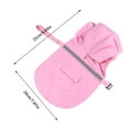 thumbnail image 2 of Dog Raincoat Reflective Snowproof Large Breed Outdoor Protection, High Quality Outdoor Material For Pet Safety And Comfort, Keeps Dry In Wet Weather Elastic Leg Straps And Leash, 2 of 3