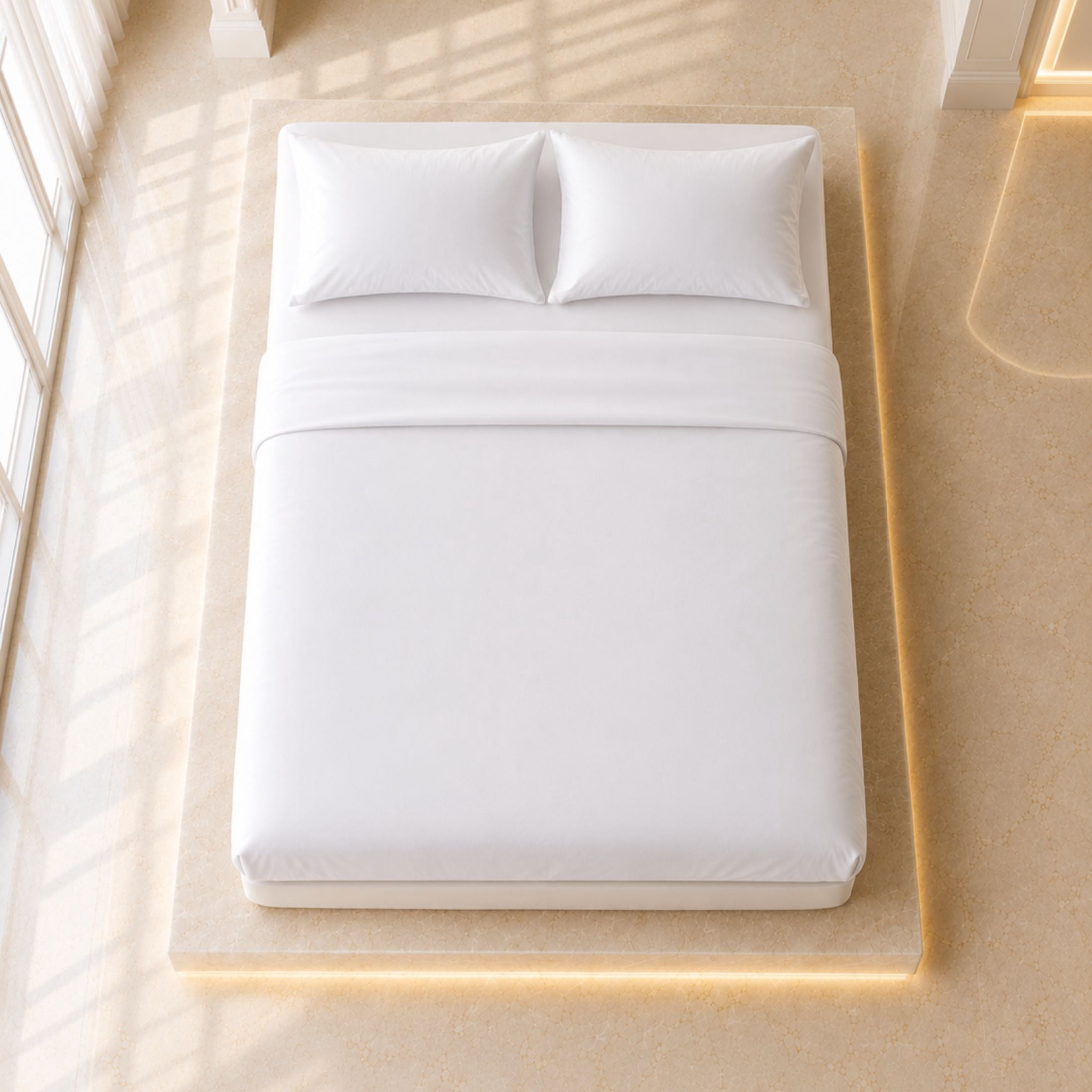 SciTemp by Somn Company 7-Piece Sleep Solution 14" Graphene + IceTech Cooling Memory Foam Mattress, Twin.