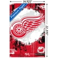 thumbnail image 3 of NHL Detroit Red Wings - Maximalist Logo 23 Wall Poster, 14.725" x 22.375", 3 of 5