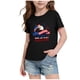 thumbnail image 2 of Odeerbi Chicos Niñas 4 de Julio Camiseta Manga Corta Bandera Americana Camiseta Gráfica, 2 of 6