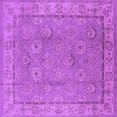thumbnail image 1 of Ahgly Company Indoor Square Oriental Purple Traditional Area Rugs, 8' Square, 1 of 4